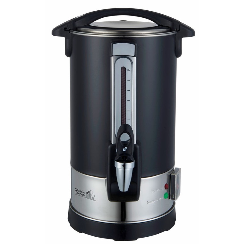 Classic Kitchen 40 Cup Capacity Hot Water Boiler Urn with new Twisloc Safety Locking Tap