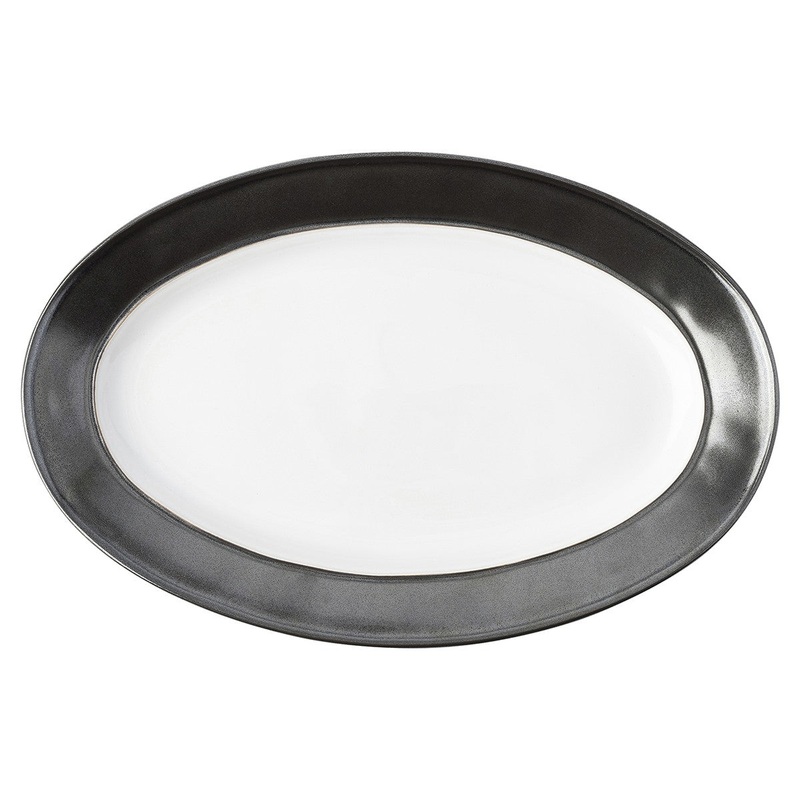Juliska Emerson White/Pewter 15" Platter