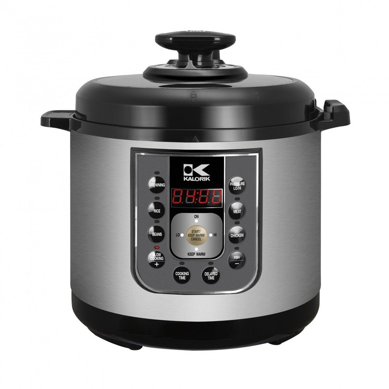 Kalorik Stainless Steel Perfect Sear Pressure Cooker