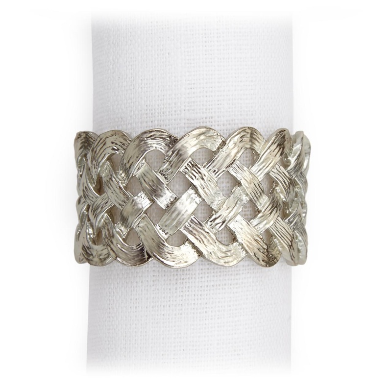 L'Objet Braid Napkin Jewels (Set of 4)