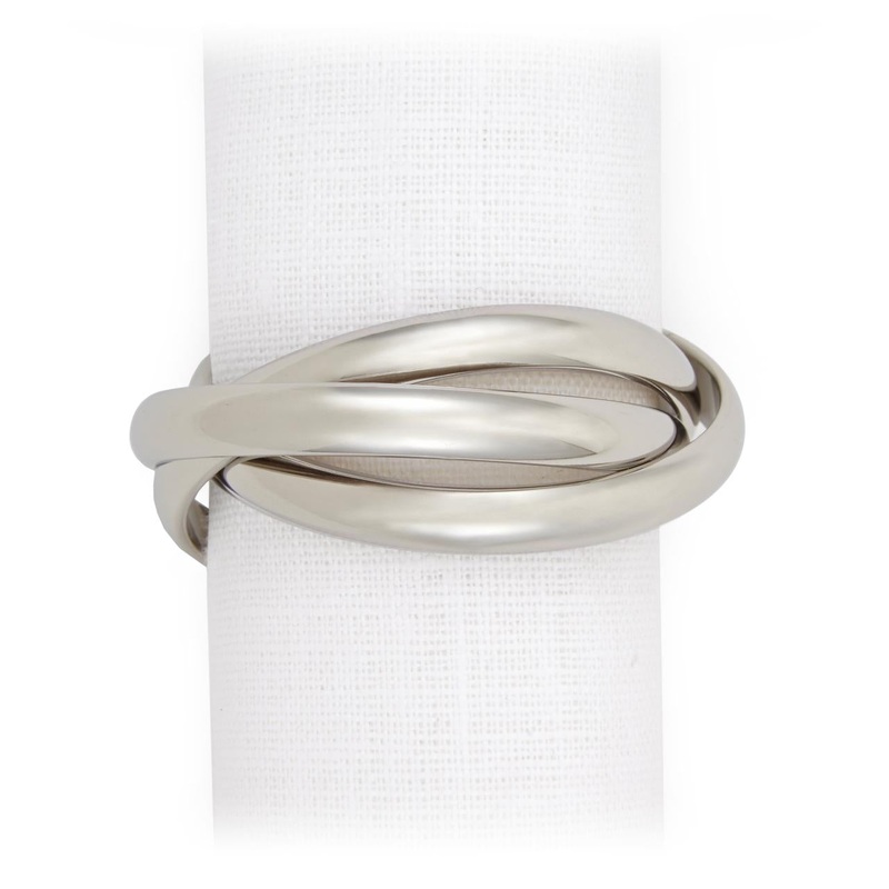 L'Objet Three Ring Napkin Jewels (Set of 4)