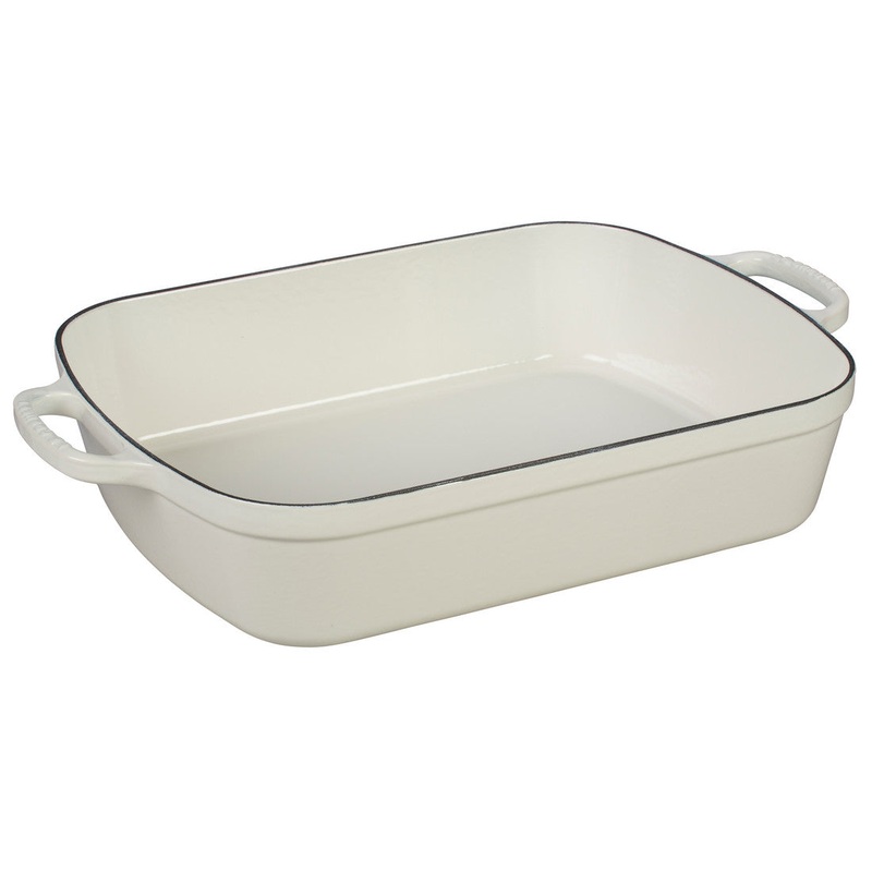 Le Creuset Signature Cast Iron Rectangular Roaster, 7 qt