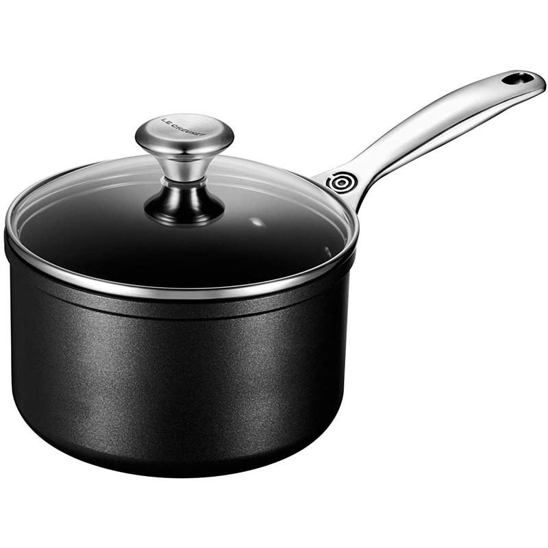 Le Creuset Toughened Nonstick PRO Saucepan with Glass Lid