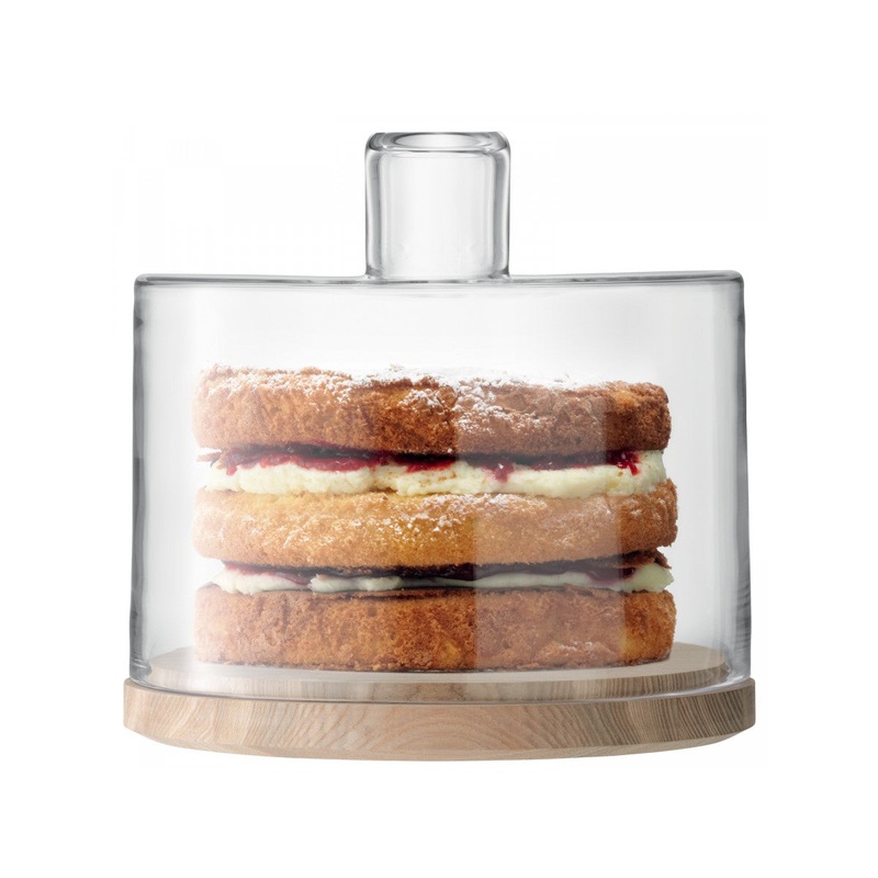 LSA International Lotta Cake Dome & Ash Base 9.75in