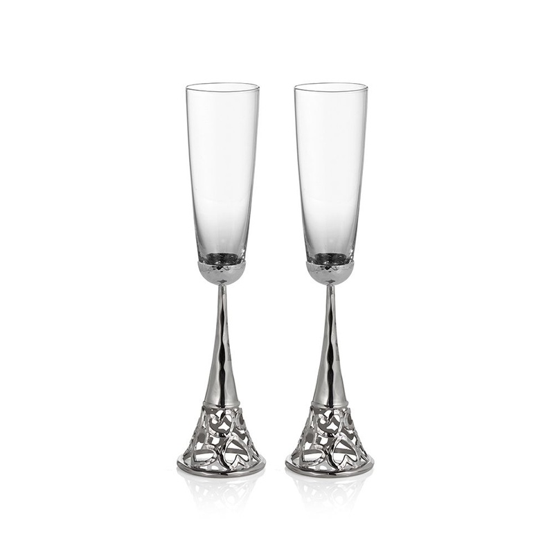 Michael Aram Heart Toasting Flutes Set of 2