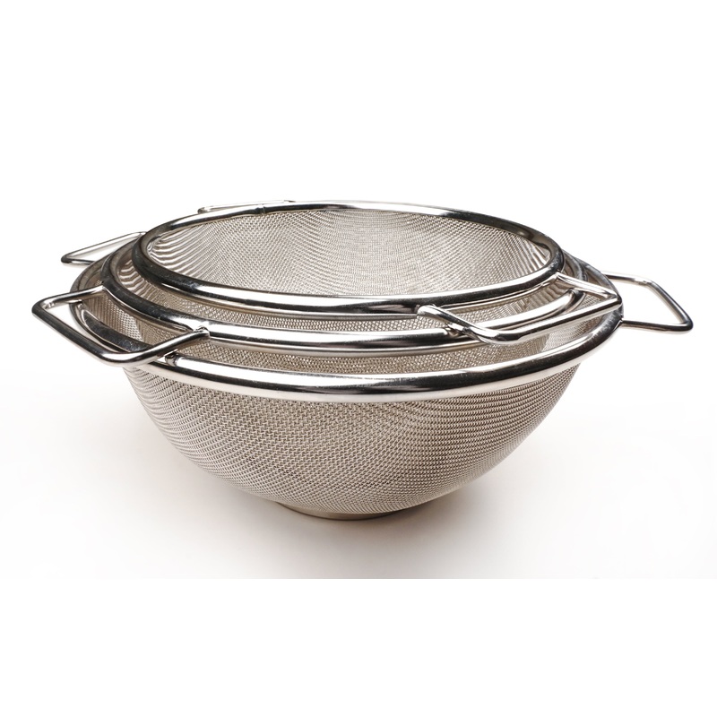 RSVP Endurance Stainless Steel Strainers, Set of 3