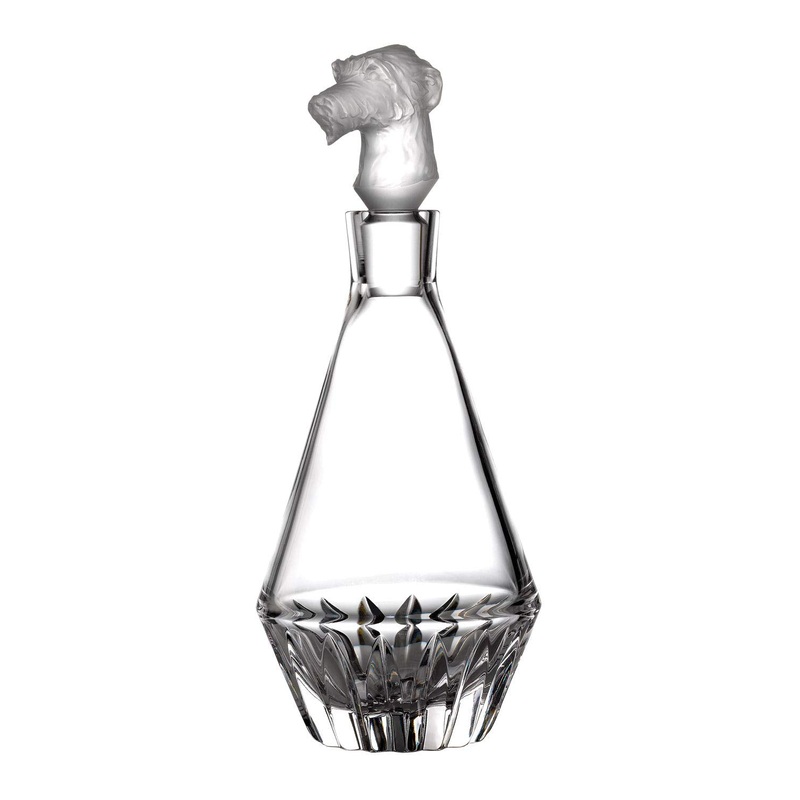 Waterford Crystal Irish Dogs Madra Wolfhound Decanter