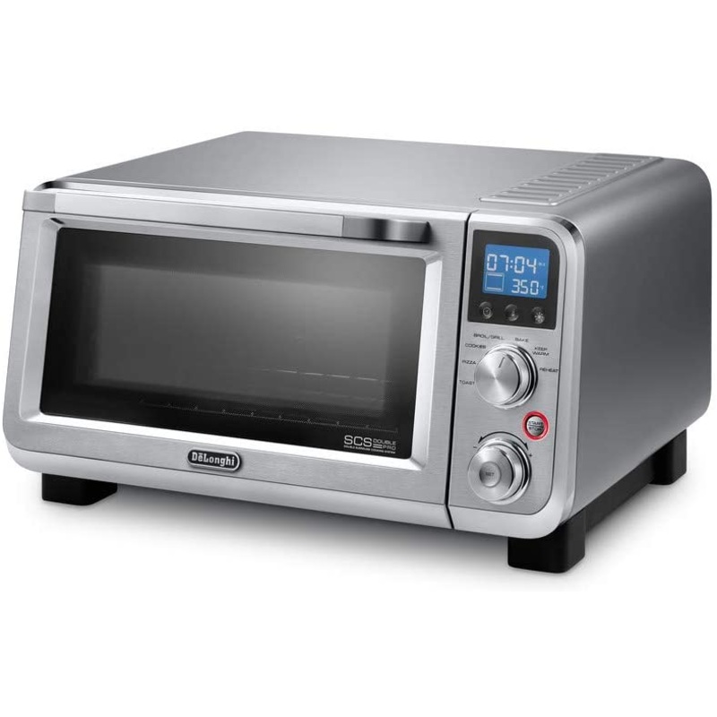 De'Longhi EO141040S Livenza Compact Digital Oven, 0.5 cu. ft, Stainless Steel