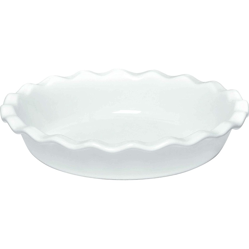 Emile Henry Le Grande 12 inch Pie Dish, Flour