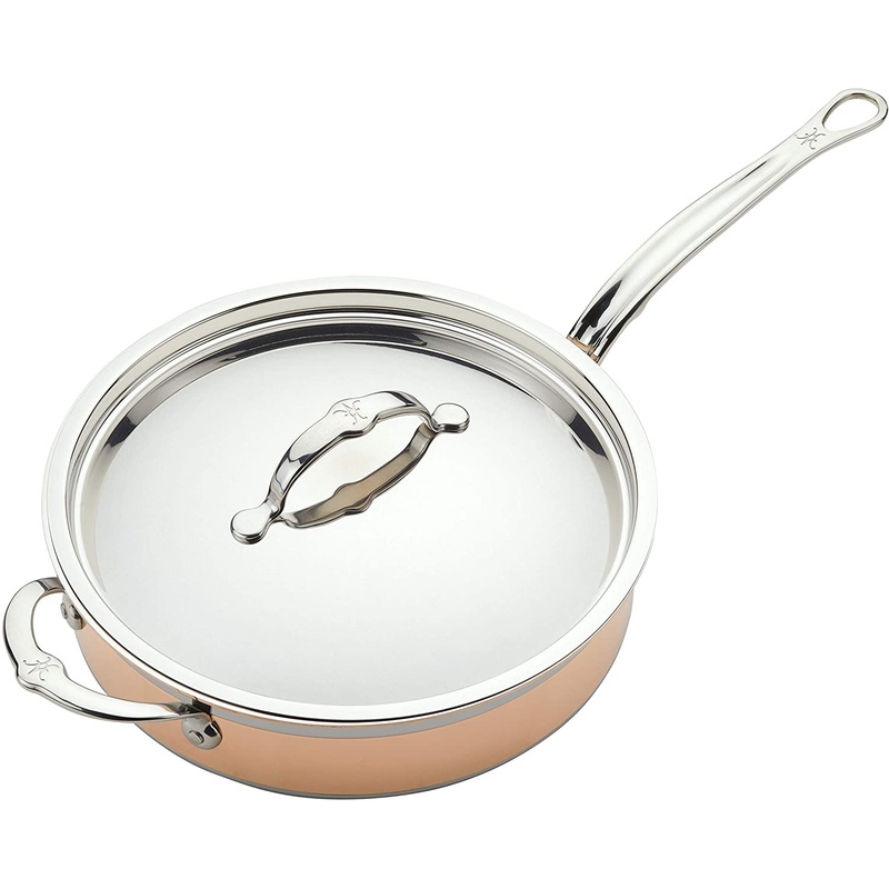 Hestan Copperbond 3.5 Qt. Covered Saute w/ Helper Handle