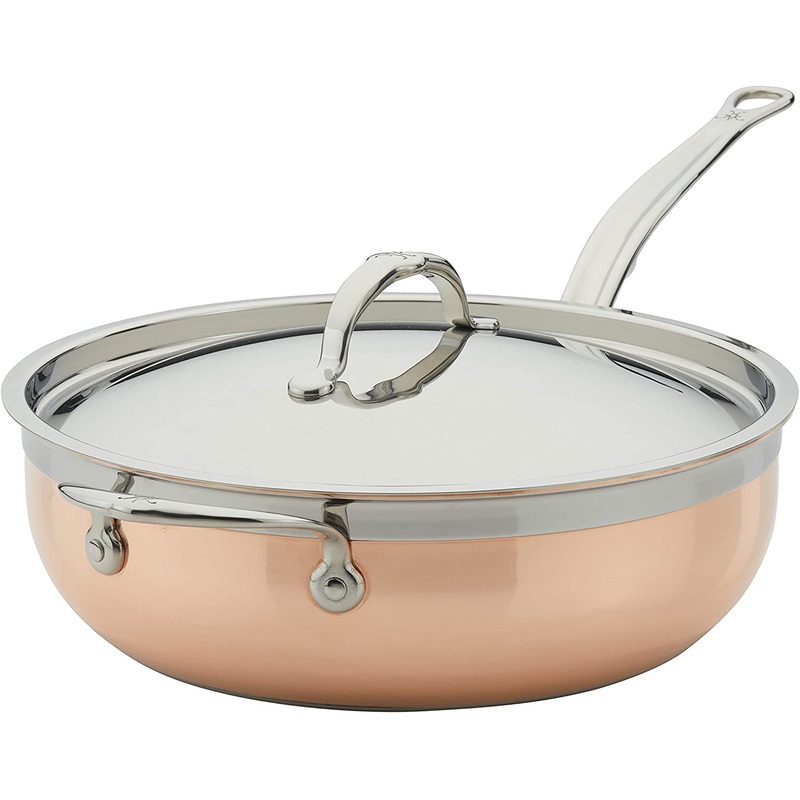 Hestan Copperbond 5 Qt. Covered Essential Pan w/ Helper Handle