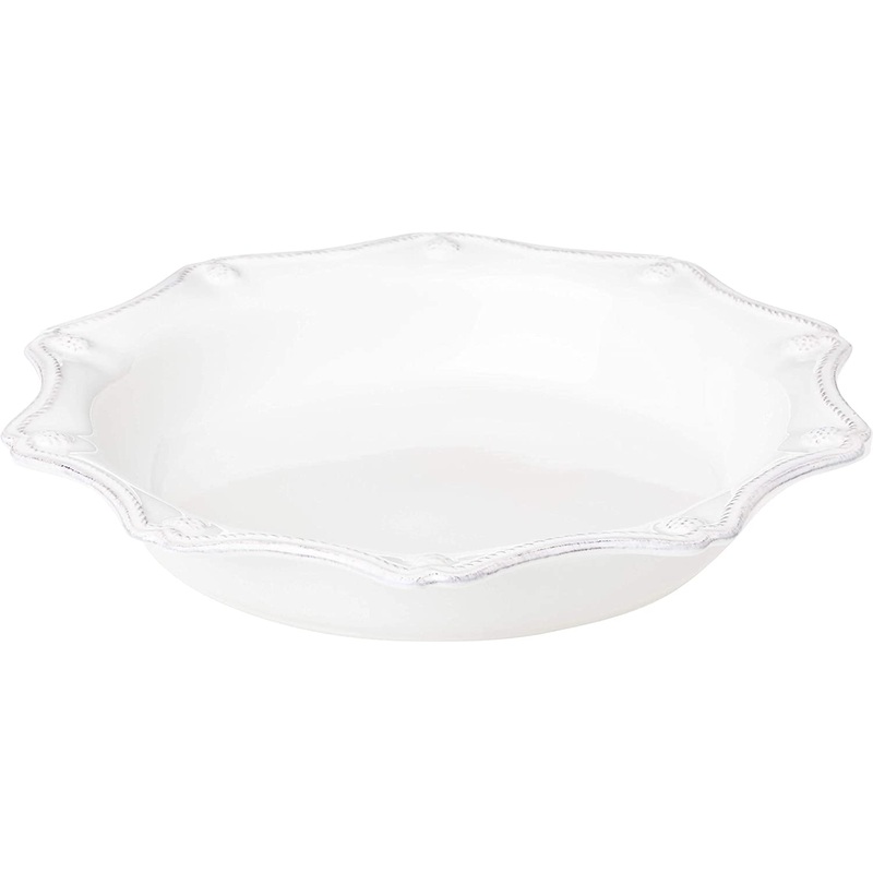 Juliska Berry & Thread Whitewash Pie/Quiche Dish