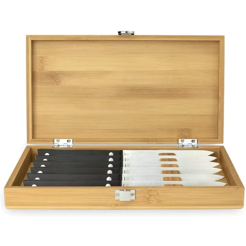 Kai Steak Knife Set with Bamboo Presentation Box - 6 Knives