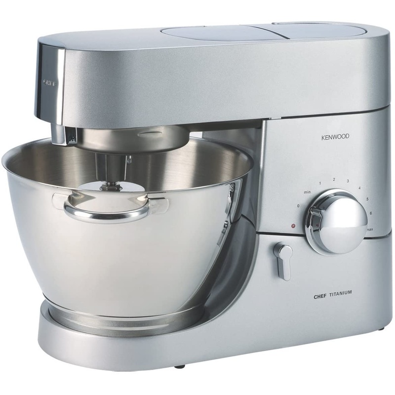 Kenwood KMC011 5 Quart Chef Titanium Kitchen Machine, Stainless Steel