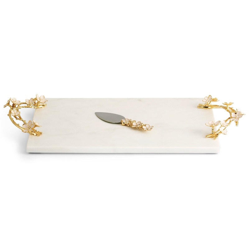 Michael Aram Cherry Blossom Cheeseboard /Spreader