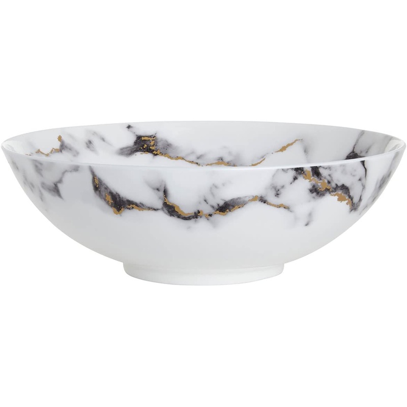 Prouna Marble Venice Fog, Serving Bowl