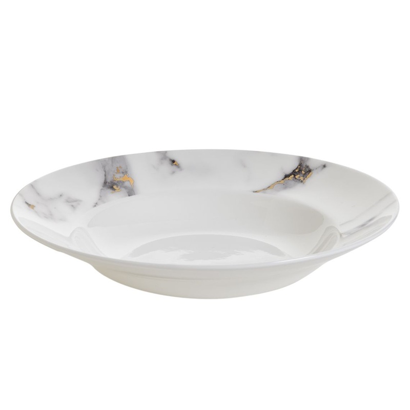 Prouna Marble Venice Fog, Soup Bowl