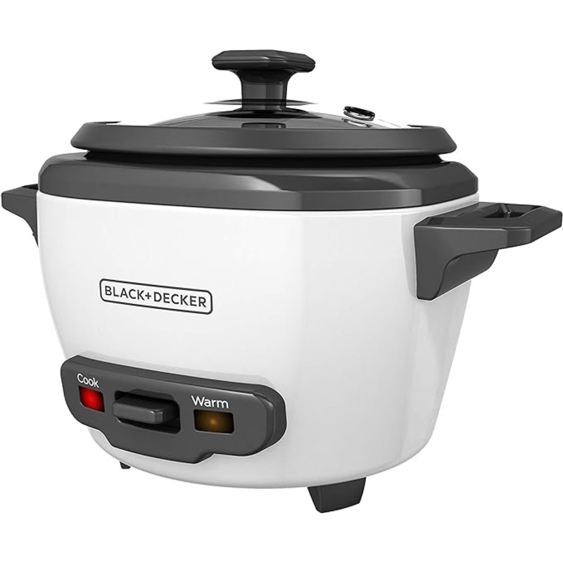 BLACK+DECKER 3-Cup Rice Cooker (1.5-cup Uncooked Rice)