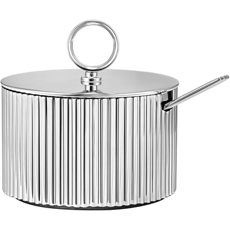 Georg Jensen Bernadotte Sugar Bowl and Spoon