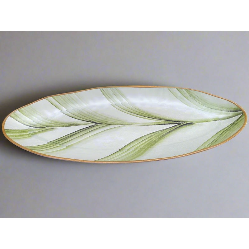 Merritt International Botanic Garden Oval Appetizer Tray