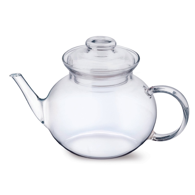 Simax Eva Blown Glass Teapot with Spout 1 Quart
