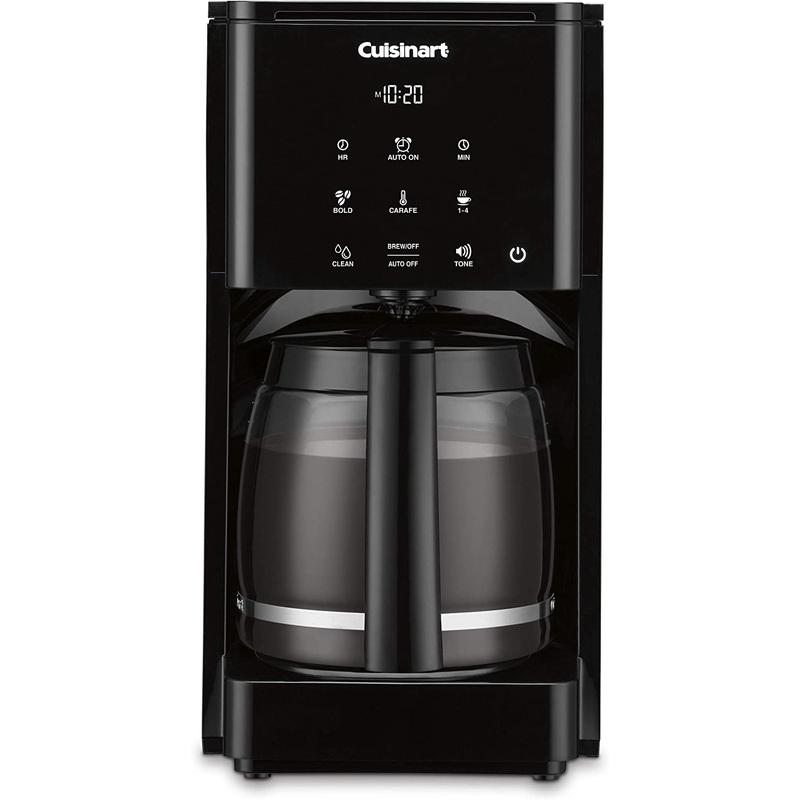 Cuisinart DCC-T20 14-Cup Programmable Coffeemaker Touchscreen, Black