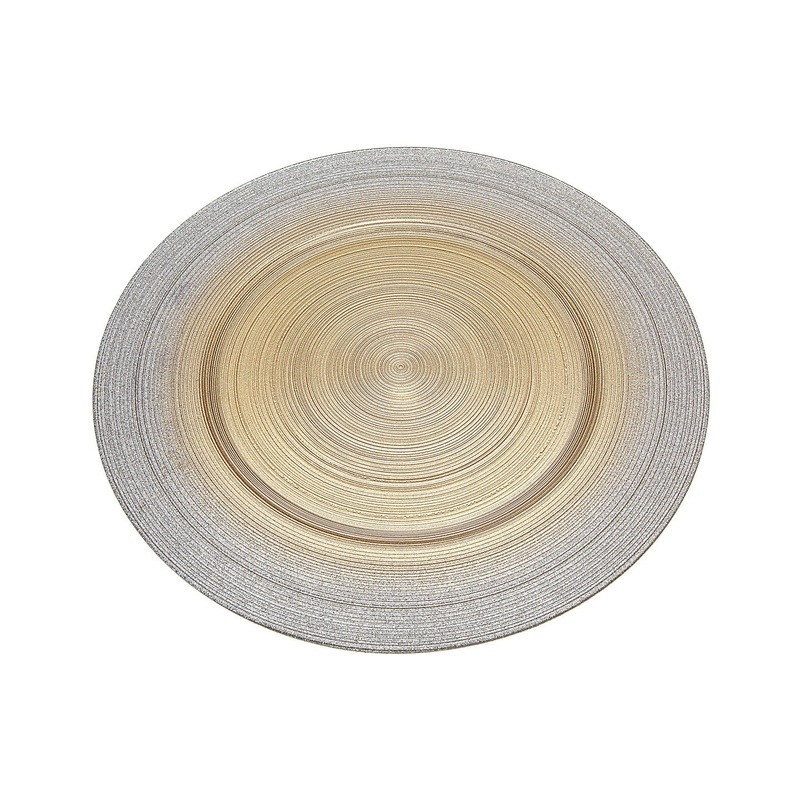 Godinger Circle Charger, 13 inch