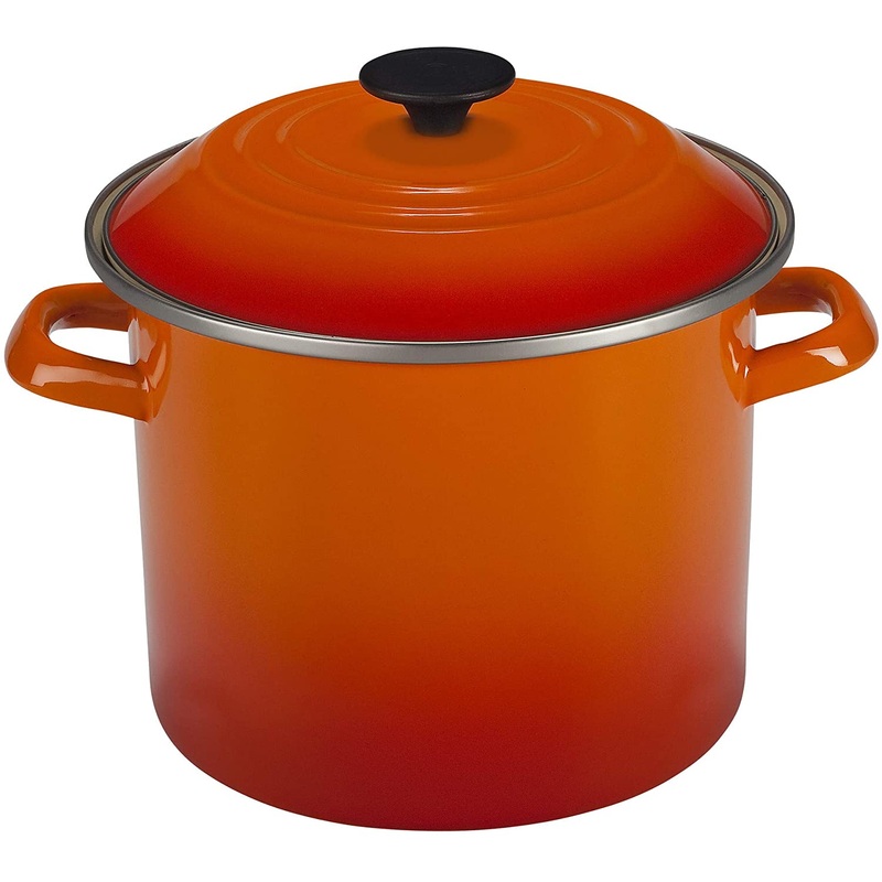 Le Creuset Enamel On Steel Stockpot, 8 Quart