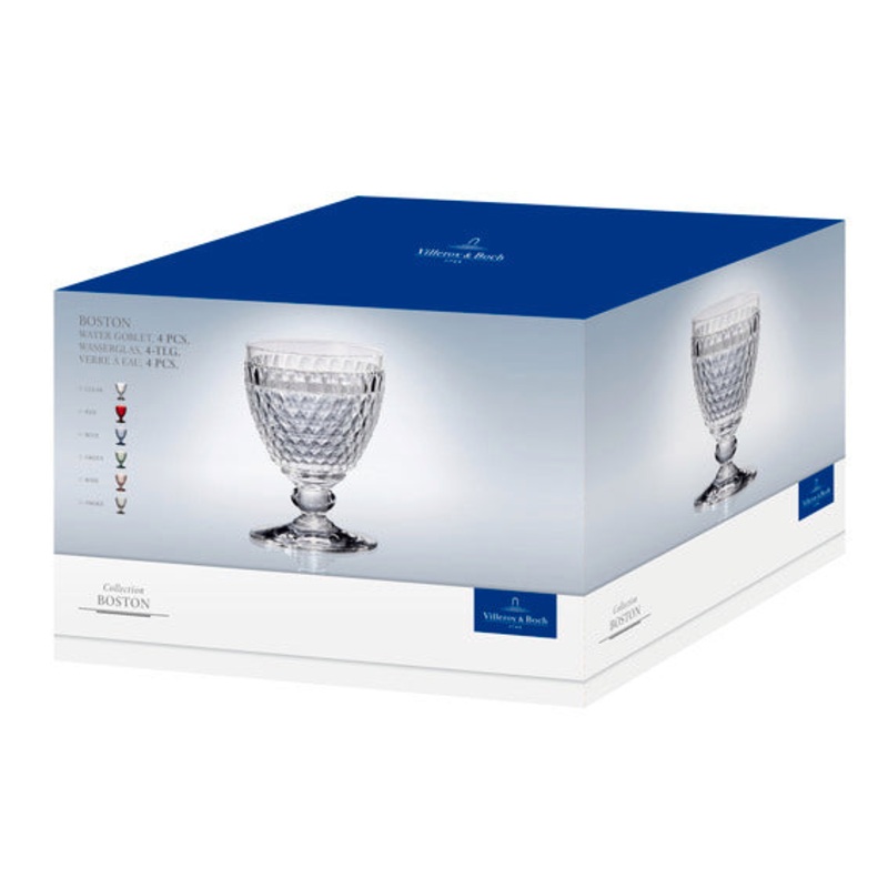 Villeroy & Boch Boston WATER GOBLETS SET/4