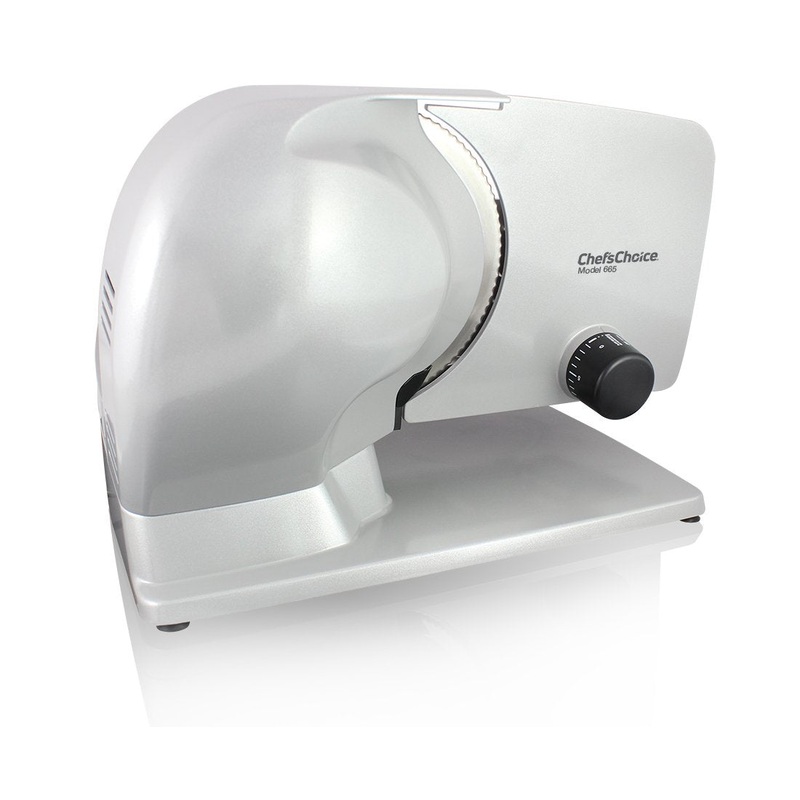 Chef's Choice 665 Professional Electric Food Slicer, 8.5-Inch, Grey