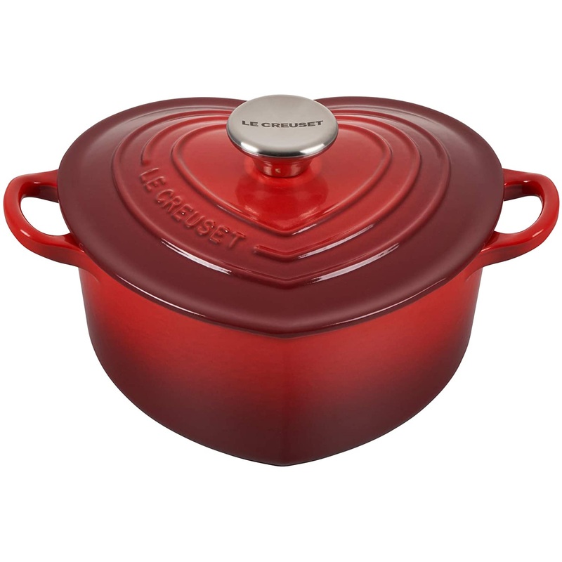 Le Creuset Enameled Cast Iron Heart Cocotte, 2 quart