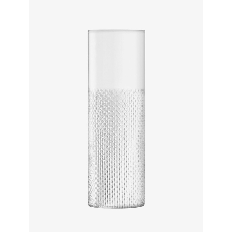 LSA International Wicker Vase , clear,15.75 inch