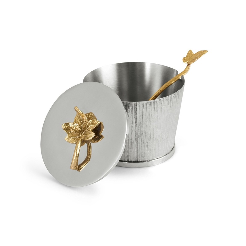 Michael Aram Ivy & Oak Pot with spoon