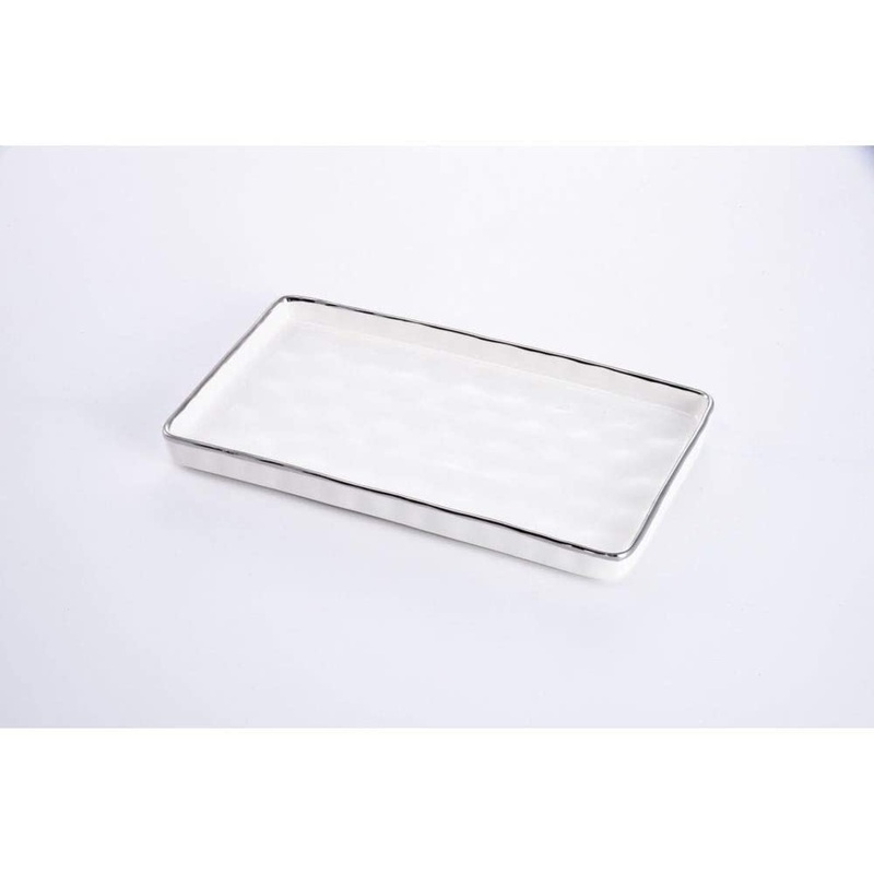Pampa Bay Bianca Rectangular Tray