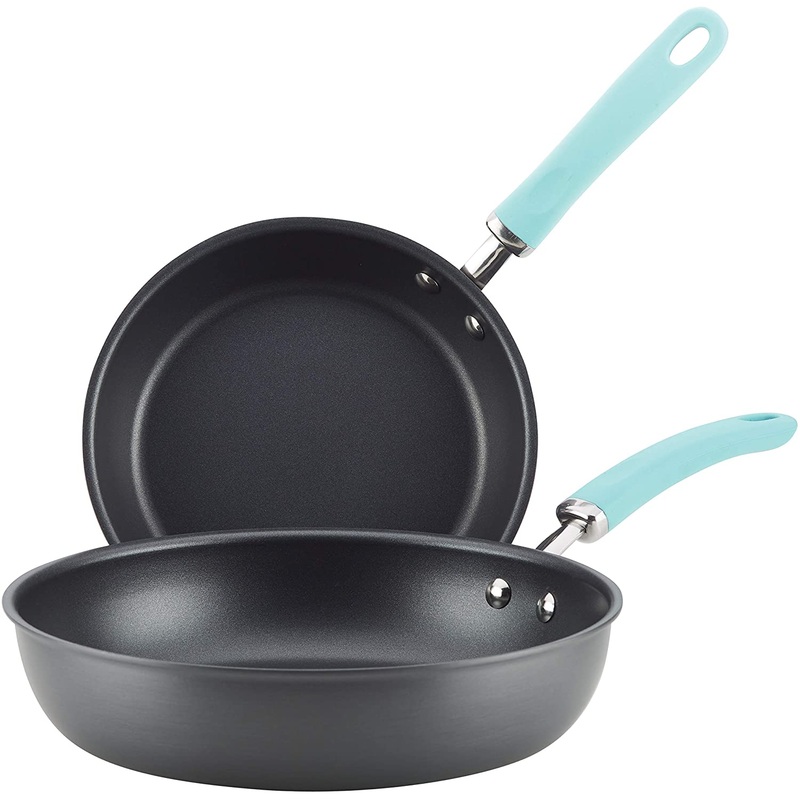 Rachael Ray Hard-Anodized Deep Skillets