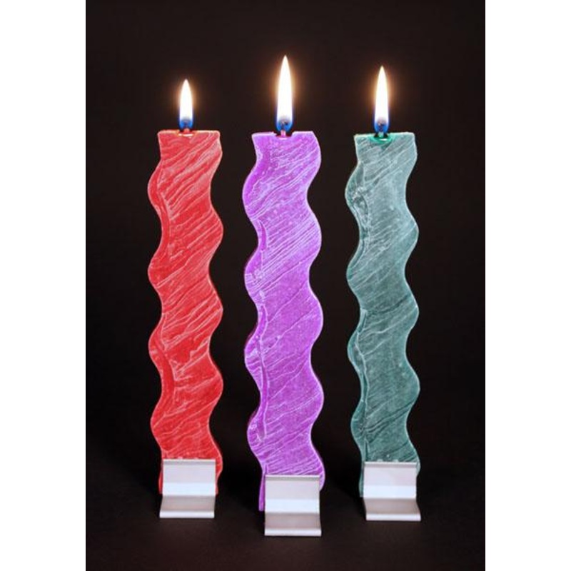 The Austrian Atelier Flat Ripple Havdala Candle