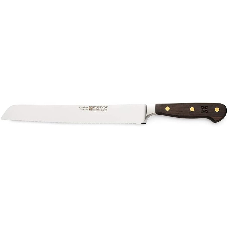 WUSTHOF Crafter Serrated Bread Knife, 9 inch, Brown