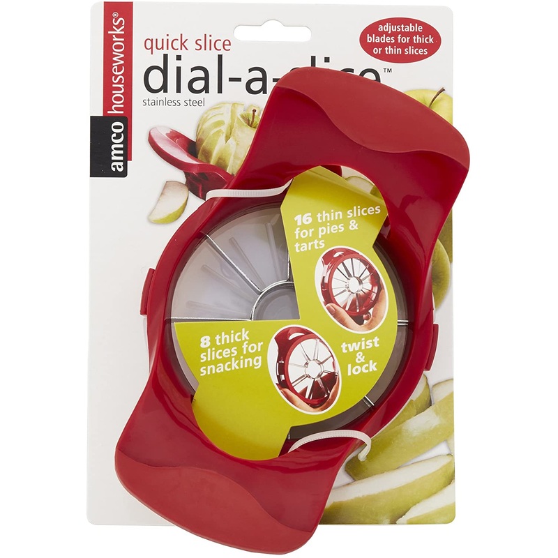 Amco Dial-a-Slice Adjustable Apple Slicer and Corer