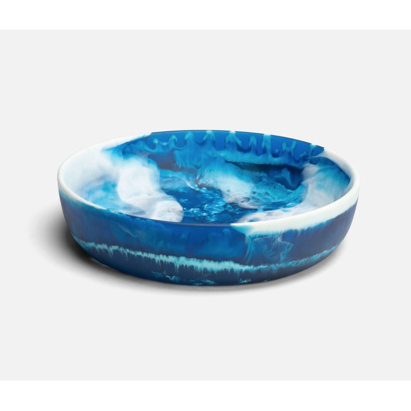 Blue Pheasant HUGO Swirled Resin Serving Bowl