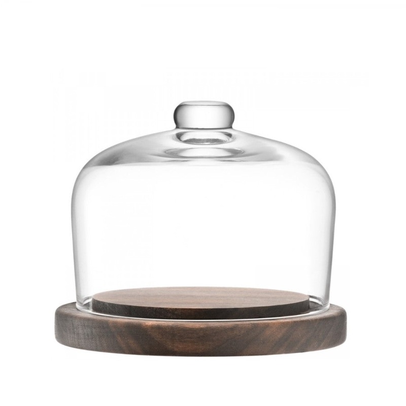 LSA International City Dome & Walnut Base