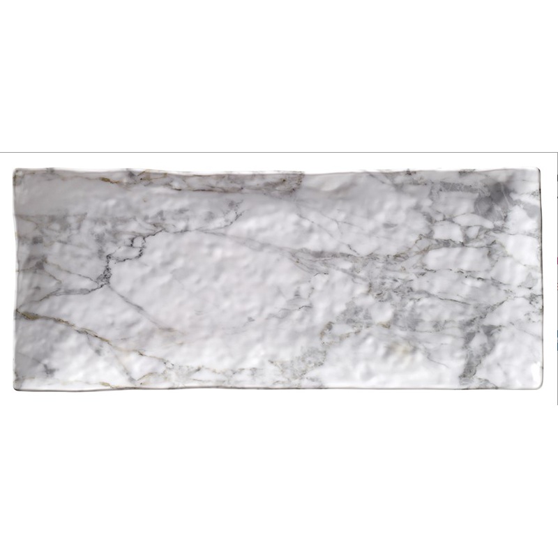 Merritt White Marble Serving Pieces