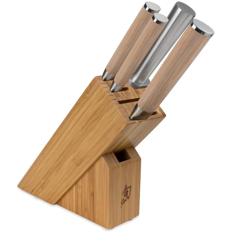 Shun Classic Blonde 5 Piece Starter Knife Block Set