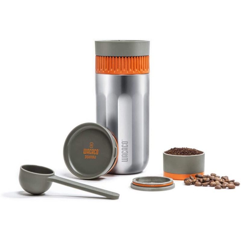 WACACO Pipamoka Portable Coffee Maker, Single Serve Coffee brewer, All-in-one Vacuum PressuredInsulated Travel Mug