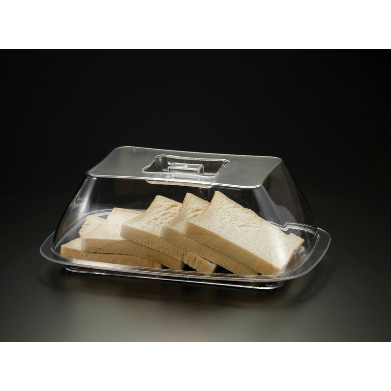 Huang Acrylic Bread/Muffin Tray w/ Cover