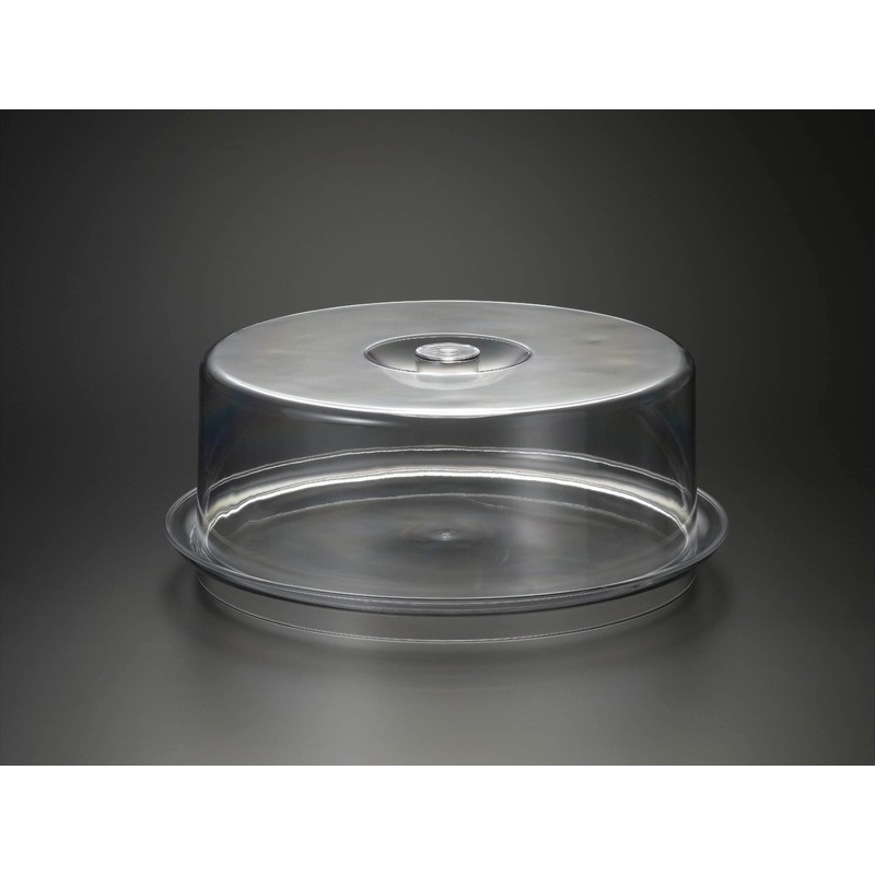 Huang Acrylic Cake Plate w/ Cover, 11 1/2 inch