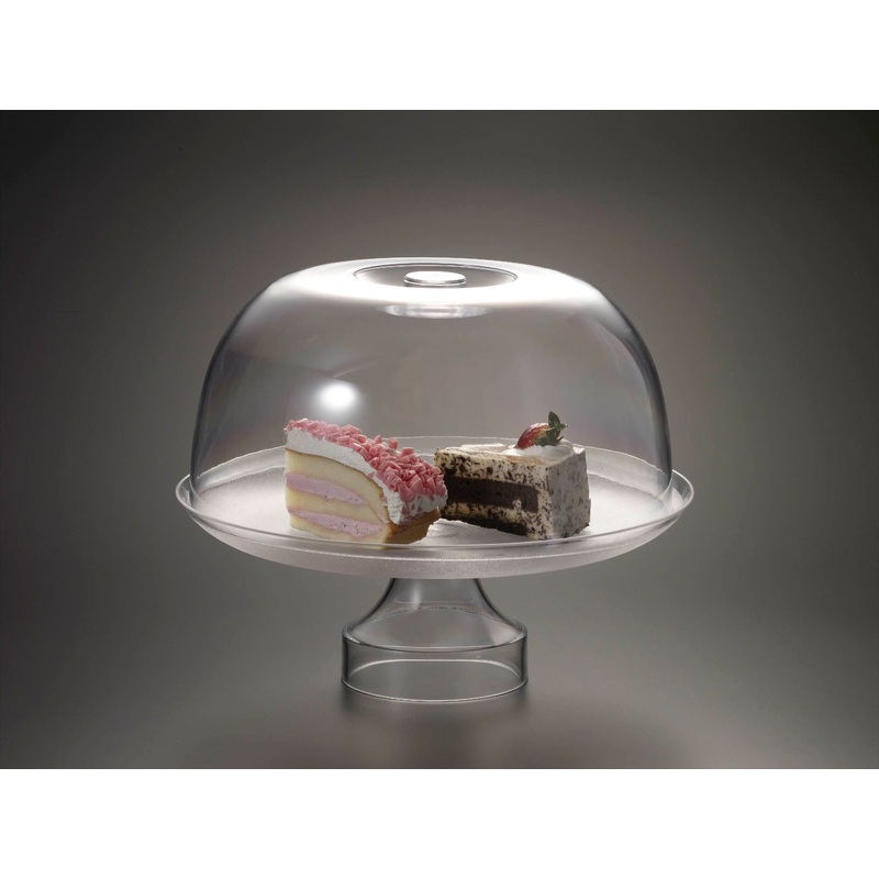 Huang Acrylic Cake Stand w/ Dome, 11 1/2 inch