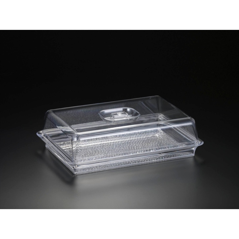 Huang Acrylic Pastry Tray w/ Cover