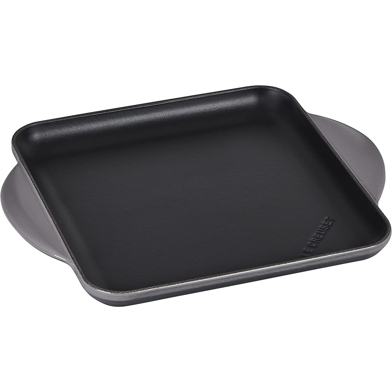 Le Creuset Enamaled Cast Iron Square Griddle, 9.5"