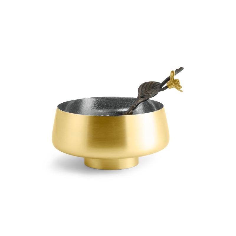 Michael Aram Dogwood High Bowl with Spoon