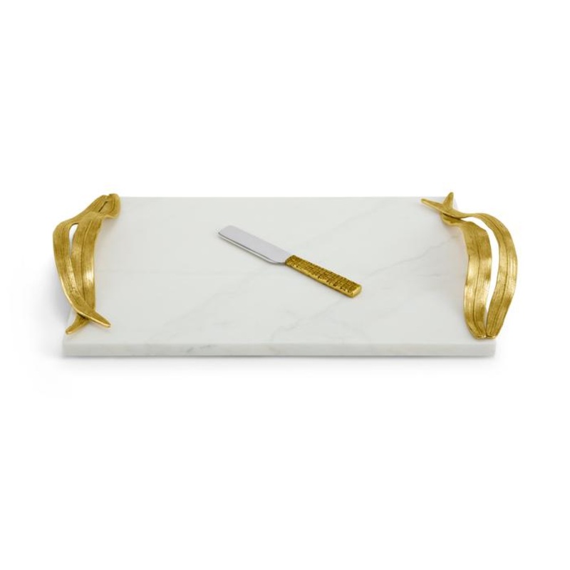 Michael Aram Palm Cheese Board w/ Knife